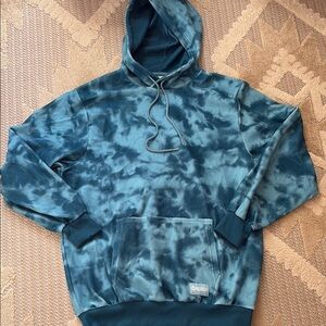 Tipsy Elves Blue Tie-Dye Sweatshirt - Size XL
